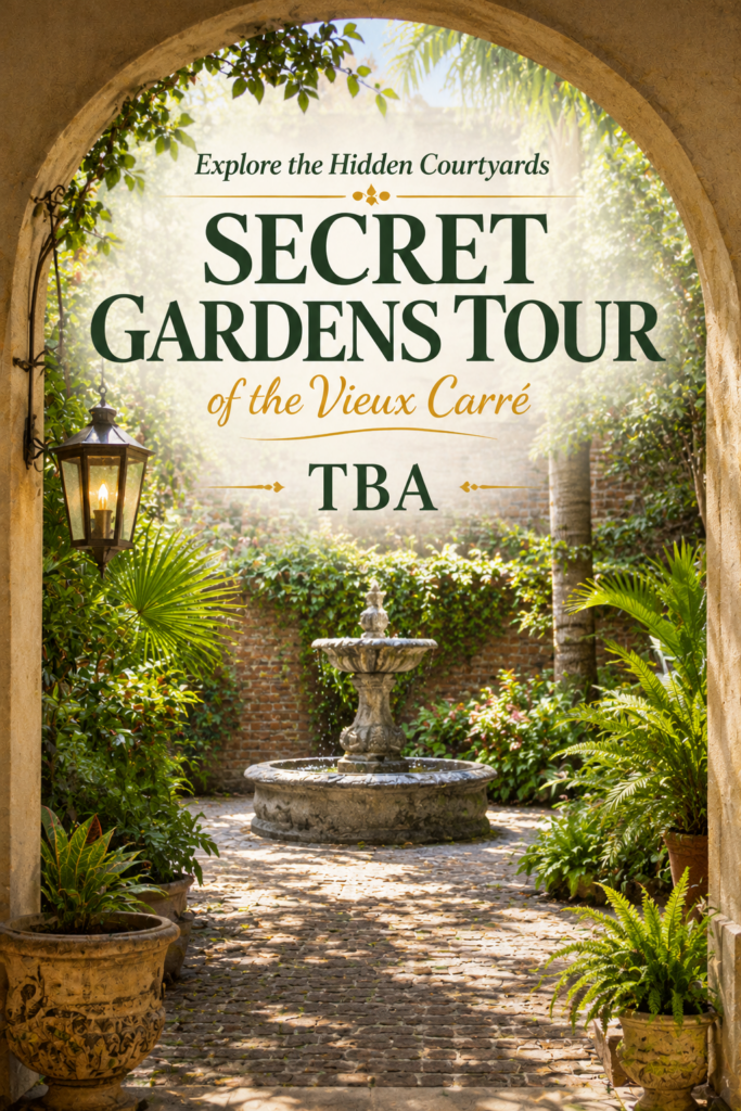 Secret Gardens of the Vieux Carré Tour - Patio Planters of the
